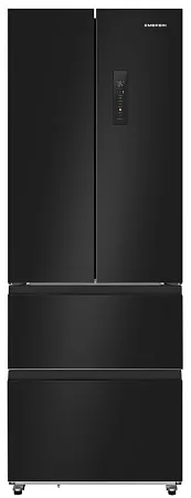 Холодильник отдельностоящий с инвертором MEFERI MFR70BK TOTAL NO FROST FRENCH DOOR ULTRA