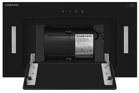 Вытяжка кухонная MEFERI INBOX52BK GLASS COMFORT, 52 см, встраиваемая, черная, стекло, производительность 950 м3/ч, 3 скорости, низкий уровень шума, режимы отвод и рециркуляция, пульт дистанционного управления, гарантия 3 года Вытяжка кухонная MEFERI INBOX52BK GLASS COMFORT, 52 см, встраиваемая, черная, стекло, производительность 950 м3/ч, 3 скорости, низкий уровень шума, режимы отвод и рециркуляция, пульт дистанционного управления, гарантия 3 года