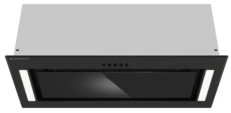 Вытяжка кухонная MEFERI INBOX60BK GLASS POWER, 60 см, встраиваемая, черная, стекло, производительность 900 м3/ч, 3 скорости, низкий уровень шума, режимы отвод и рециркуляция, гарантия 3 года Вытяжка кухонная MEFERI INBOX60BK GLASS POWER, 60 см, встраиваемая, черная, стекло, производительность 900 м3/ч, 3 скорости, низкий уровень шума, режимы отвод и рециркуляция, гарантия 3 года