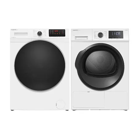 Комплект из стиральной и сушильной машин белый MEFERI MS10WH82 ULTRA Комплект из стиральной и сушильной машин белый MEFERI MS10WH82 ULTRA