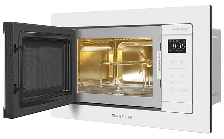 Микроволновая печь встраиваемая MEFERI MMO6020WH COMFORT Микроволновая печь встраиваемая MEFERI MMO6020WH COMFORT