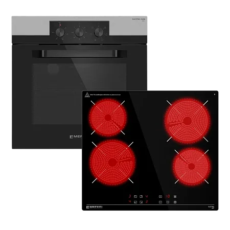 Комплект встраиваемой техники 60см нержавеющая сталь MEFERI MS60IX12 Комплект встраиваемой техники 60см нержавеющая сталь MEFERI MS60IX12