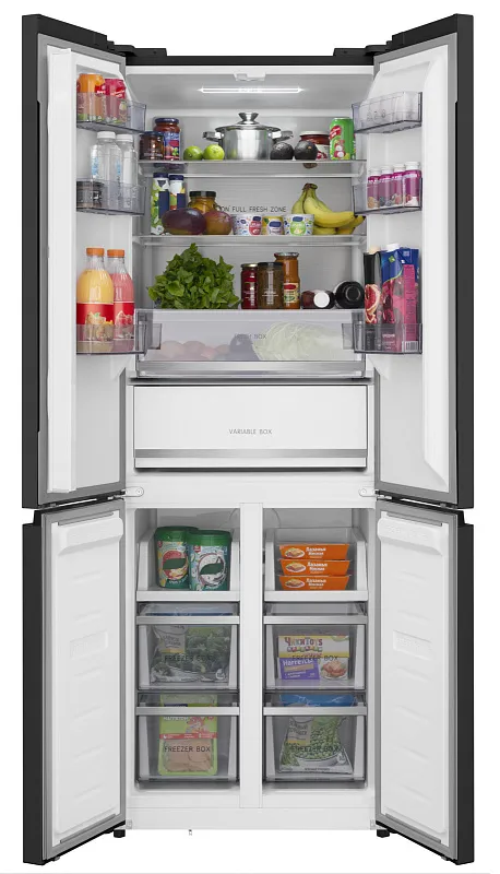 Холодильник отдельностоящий с инвертором MEFERI MFR70BK TOTAL NO FROST CROSS DOOR ULTRA