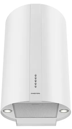 Вытяжка кухонная цилиндрическая настенная MEFERI TUBE40WH POWER, 40 см, белая, производительность 850 м3/ч, 3 скорости, низкий уровень шума, режимы отвод и рециркуляция, гарантия 3 года Вытяжка кухонная цилиндрическая настенная MEFERI TUBE40WH POWER, 40 см, белая, производительность 850 м3/ч, 3 скорости, низкий уровень шума, режимы отвод и рециркуляция, гарантия 3 года