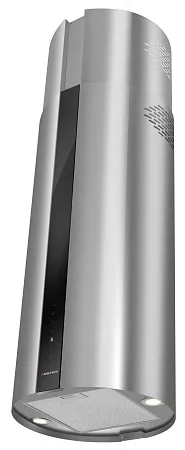 Вытяжка кухонная цилиндрическая островная MEFERI TUBE40IX ISLA COMFORT PLUS, 40 см, серая, производительность 1200 м3/ч, 5 скоростей, режимы отвод и рециркуляция, сенсорное управление, гарантия 3 года Вытяжка кухонная цилиндрическая островная MEFERI TUBE40IX ISLA COMFORT PLUS, 40 см, серая, производительность 1200 м3/ч, 5 скоростей, режимы отвод и рециркуляция, сенсорное управление, гарантия 3 года