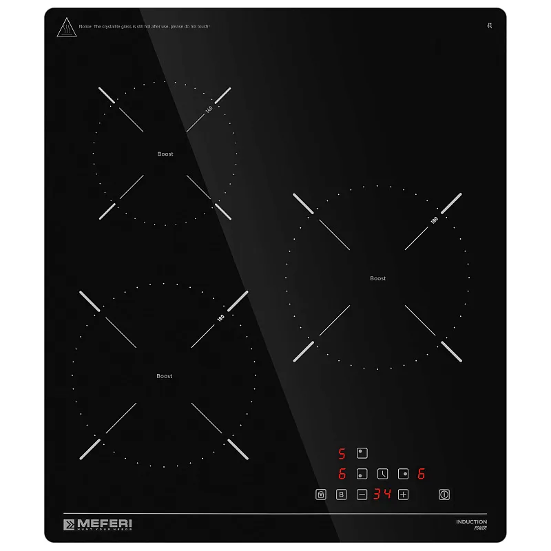 Комплект встраиваемой техники 45 см черный MEFERI MS45BK03