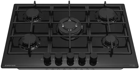 Варочная панель газовая MEFERI MGH705BK POWER Варочная панель газовая MEFERI MGH705BK POWER