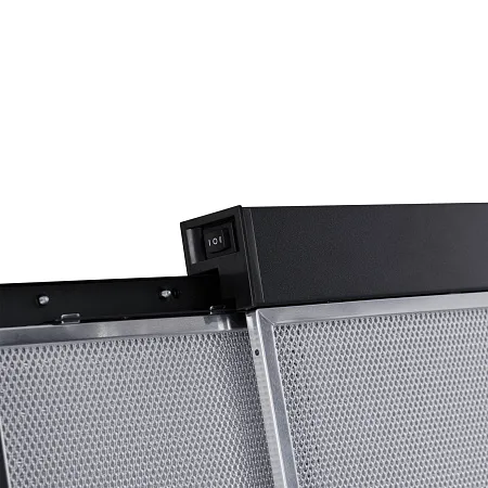 Вытяжка телескопическая кухонная MEFERI SLIDEBOX60BK GLASS ULTRA, 60 см, черная, стекло, производительность 850 м3/ч, 2 скорости, низкий уровень шума, режимы отвод и рециркуляция, гарантия 3 года Вытяжка телескопическая кухонная MEFERI SLIDEBOX60BK GLASS ULTRA, 60 см, черная, стекло, производительность 850 м3/ч, 2 скорости, низкий уровень шума, режимы отвод и рециркуляция, гарантия 3 года