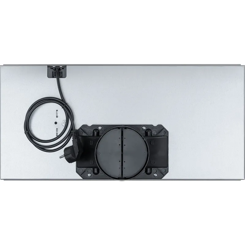 Вытяжка кухонная MEFERI INBOX60IX POWER, 60 см, встраиваемая, серая, производительность 900 м3/ч, 3 скорости, низкий уровень шума, режимы отвод и рециркуляция, гарантия 3 года