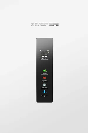Холодильник отдельностоящий с инвертором MEFERI MFR185WH TOTAL NO FROST COMBI ULTRA Холодильник отдельностоящий с инвертором MEFERI MFR185WH TOTAL NO FROST COMBI ULTRA