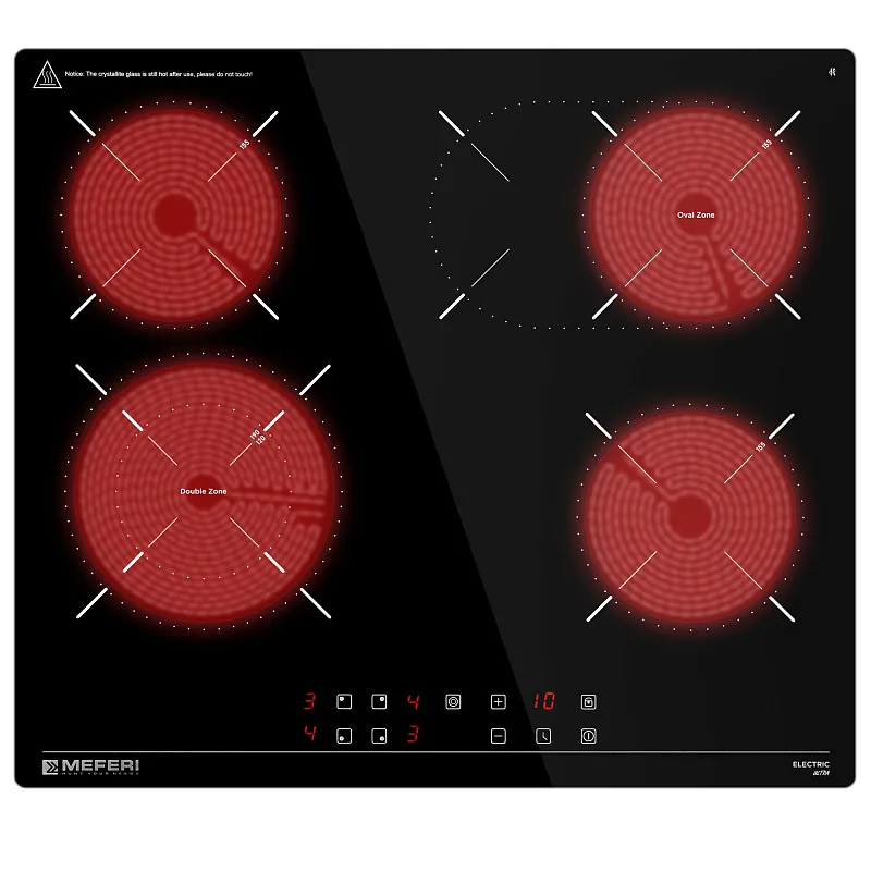 Комплект встраиваемой техники 60см черный MEFERI MS60BK22