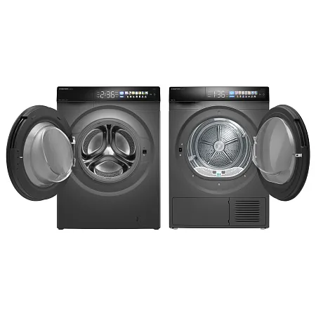 Комплект из стиральной и сушильной машин серый MEFERI MS10GR87 COMFORT Комплект из стиральной и сушильной машин серый MEFERI MS10GR87 COMFORT