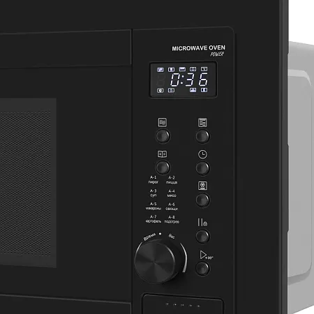 Микроволновая печь встраиваемая MEFERI MMO6025BK POWER Микроволновая печь встраиваемая MEFERI MMO6025BK POWER