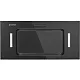 Вытяжка кухонная MEFERI INBOX60BK GLASS ULTRA, 60 см, встраиваемая, черная, стекло, производительность 900 м3/ч, 3 скорости, низкий уровень шума, режимы отвод и рециркуляция, гарантия 3 года