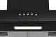 Вытяжка кухонная MEFERI SLIMBOX60BK LIGHT, 60 см, купольная, черная, производительность 650 м3/ч, 3 скорости, низкий уровень шума, режимы отвод и рециркуляция, гарантия 3 года
