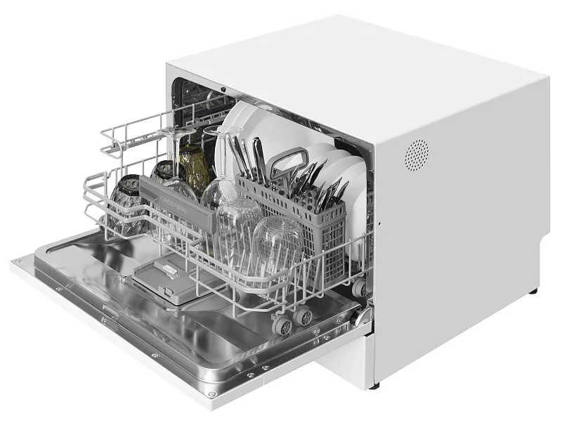 Посудомоечная машина настольная отдельностоящая MEFERI MDW4581WH FS COMPACT POWER