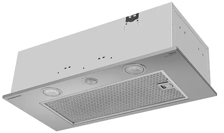 Вытяжка кухонная MEFERI INBOX60IX PUSH COMFORT, 60 см, встраиваемая, серая, производительность 950 м3/ч, 3 скорости, с утапливаемым переключателем, низкий уровень шума, режимы отвод и рециркуляция, гарантия 3 года Вытяжка кухонная MEFERI INBOX60IX PUSH COMFORT, 60 см, встраиваемая, серая, производительность 950 м3/ч, 3 скорости, с утапливаемым переключателем, низкий уровень шума, режимы отвод и рециркуляция, гарантия 3 года