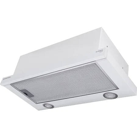 Вытяжка телескопическая кухонная MEFERI SLIDEBOX60WH POWER, 60 см, белая, производительность 850 м3/ч, 2 скорости, низкий уровень шума, режимы отвод и рециркуляция, гарантия 3 года Вытяжка телескопическая кухонная MEFERI SLIDEBOX60WH POWER, 60 см, белая, производительность 850 м3/ч, 2 скорости, низкий уровень шума, режимы отвод и рециркуляция, гарантия 3 года