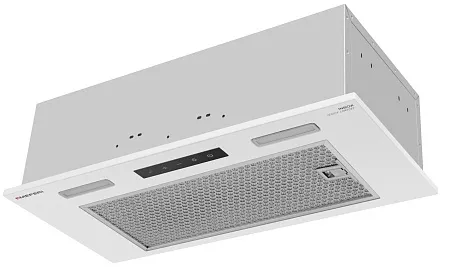 Вытяжка кухонная MEFERI INBOX60WH SENSOR COMFORT, 60 см, встраиваемая, белая, производительность 950 м3/ч, 3 скорости, низкий уровень шума, режимы отвод и рециркуляция, сенсорное управление, пульт дистанционного управления, гарантия 3 года Вытяжка кухонная MEFERI INBOX60WH SENSOR COMFORT, 60 см, встраиваемая, белая, производительность 950 м3/ч, 3 скорости, низкий уровень шума, режимы отвод и рециркуляция, сенсорное управление, пульт дистанционного управления, гарантия 3 года