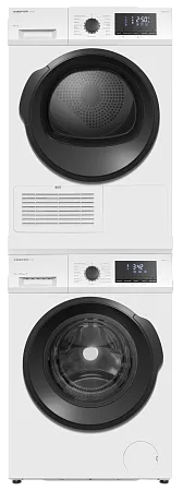 Колонна из стиральной и сушильной машин белая MEFERI MS10WH80 ULTRA