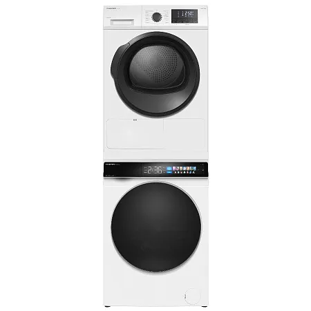 Колонна из стиральной и сушильной машин белая MEFERI MS10WH83 COMFORT Колонна из стиральной и сушильной машин белая MEFERI MS10WH83 COMFORT