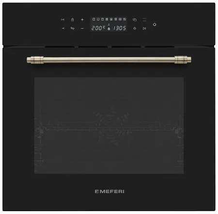 Духовой шкаф электрический MEFERI MEO6010BK MATT RETRO