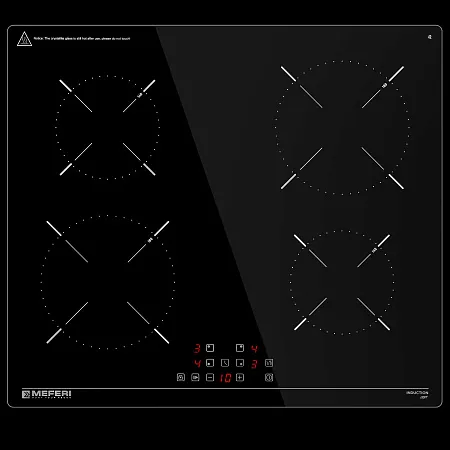 Комплект встраиваемой техники 60см нержавеющая сталь MEFERI MS60IX03 Комплект встраиваемой техники 60см нержавеющая сталь MEFERI MS60IX03