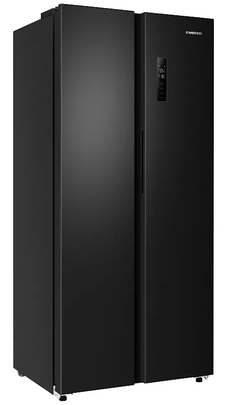 Холодильник отдельностоящий с инвертором MEFERI MFR83BLACK IX TOTAL NO FROST SIDE BY SIDE COMFORT