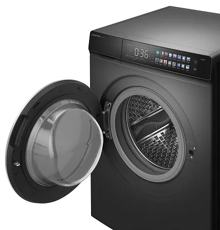 Стиральная машина с сушкой 2 в 1, инвертором и паром MEFERI MFWD1281416GR COMFORT PLUS отдельностоящая серая, загрузка 12 кг стирка, 8 кг сушка Стиральная машина с сушкой 2 в 1, инвертором и паром MEFERI MFWD1281416GR COMFORT PLUS отдельностоящая серая, загрузка 12 кг стирка, 8 кг сушка