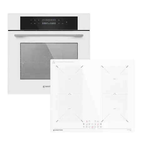Комплект встраиваемой техники 60см белый MEFERI MS60WH13