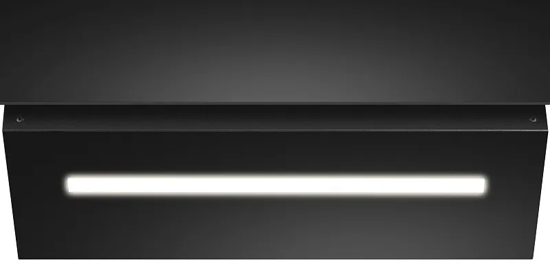 Вытяжка кухонная MEFERI AIRBOX60BK COMFORT, 60 см, наклонная, черная, стекло, производительность 950 м3/ч, 3 скорости, низкий уровень шума, режимы отвод и рециркуляция, гарантия 3 года