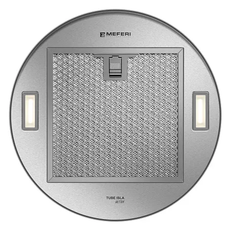 Вытяжка кухонная цилиндрическая островная MEFERI TUBE35IX ISLA ULTRA, 35 см, серая, производительность 1200 м3/ч, 3 скорости, низкий уровень шума, режимы отвод и рециркуляция, гарантия 3 года Вытяжка кухонная цилиндрическая островная MEFERI TUBE35IX ISLA ULTRA, 35 см, серая, производительность 1200 м3/ч, 3 скорости, низкий уровень шума, режимы отвод и рециркуляция, гарантия 3 года
