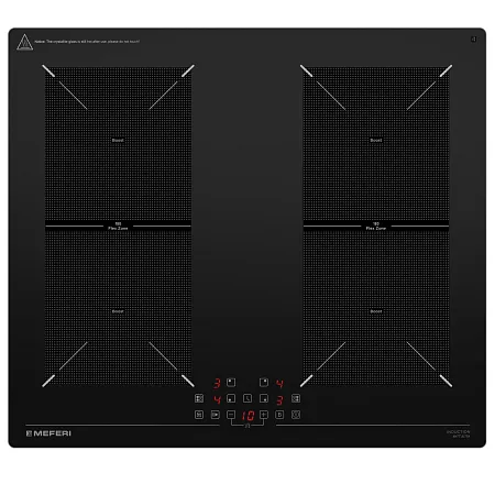 Варочная панель индукционная MEFERI MIH604BK MATT ULTRA матовое покрытие