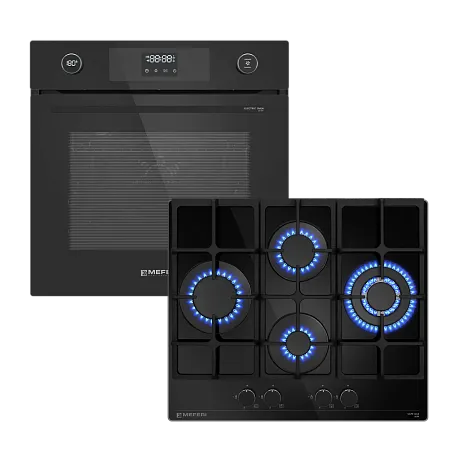 Комплект встраиваемой техники 60см черный MEFERI MS60BK21 Комплект встраиваемой техники 60см черный MEFERI MS60BK21