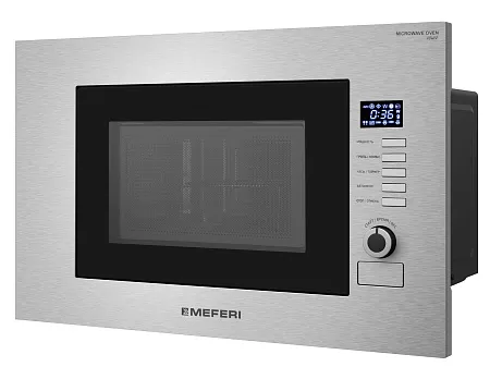 Микроволновая печь встраиваемая MEFERI MMO6020IX SLIM POWER Микроволновая печь встраиваемая MEFERI MMO6020IX SLIM POWER