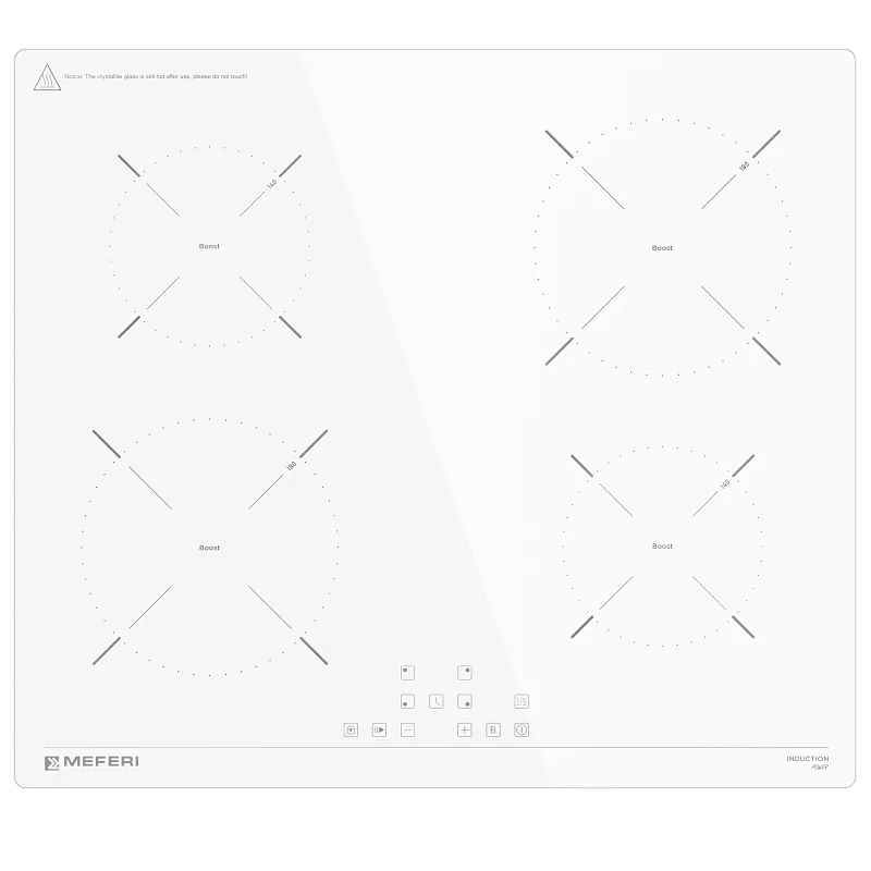 Варочная панель индукционная MEFERI MIH604WH POWER - изображение varochnaya_panel_induktsionnaya_mih604wh_power  