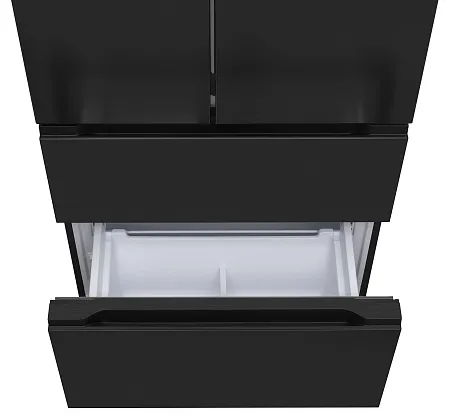 Холодильник отдельностоящий, с инвертором MEFERI MFR83BLACK IX TOTAL NO FROST FRENCH DOOR COMFORT, двухкамерный, с зоной свежести, с льдогенератором Холодильник отдельностоящий, с инвертором MEFERI MFR83BLACK IX TOTAL NO FROST FRENCH DOOR COMFORT, двухкамерный, с зоной свежести, с льдогенератором