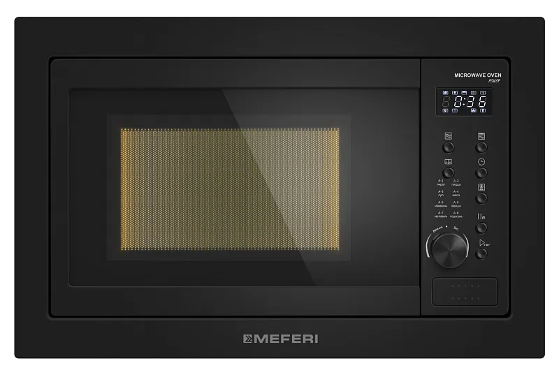 Микроволновая печь встраиваемая MEFERI MMO6025BK POWER