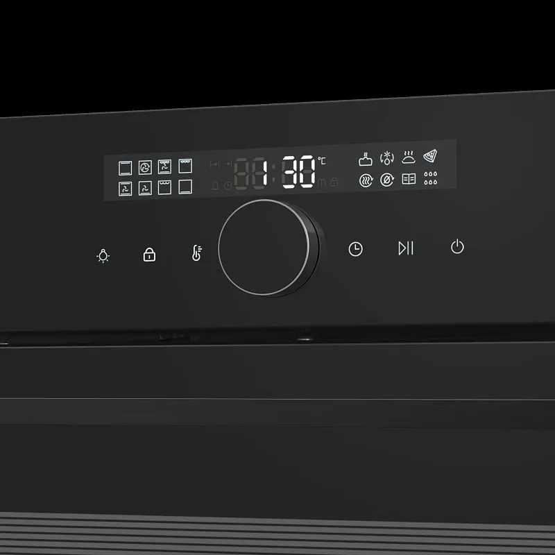 Комплект встраиваемой техники 60см черный MEFERI MS60BK43