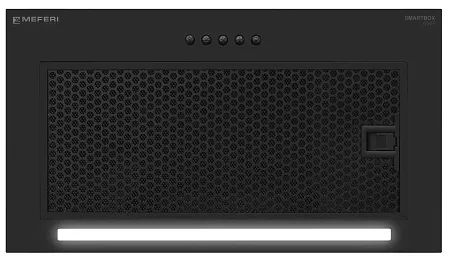 Вытяжка кухонная MEFERI SMARTBOX52BK POWER, 52 см, встраиваемая, черная, производительность 900 м3/ч, 3 скорости, низкий уровень шума, режимы отвод и рециркуляция, гарантия 3 года Вытяжка кухонная MEFERI SMARTBOX52BK POWER, 52 см, встраиваемая, черная, производительность 900 м3/ч, 3 скорости, низкий уровень шума, режимы отвод и рециркуляция, гарантия 3 года