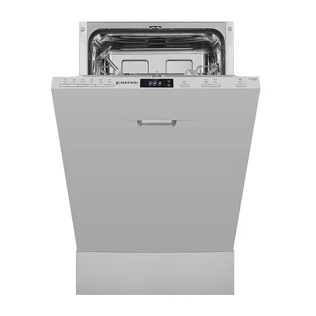 Посудомоечная машина узкая встраиваемая MEFERI MDW4562 LIGHT, 45 см, 9 комплектов посуды, 6 программ, 2 корзины, половинная загрузка, отсрочка, таймер, защита от протечек Посудомоечная машина узкая встраиваемая MEFERI MDW4562 LIGHT, 45 см, 9 комплектов посуды, 6 программ, 2 корзины, половинная загрузка, отсрочка, таймер, защита от протечек