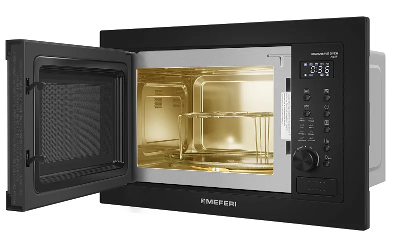 Микроволновая печь встраиваемая MEFERI MMO6025BK POWER