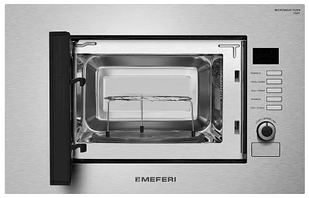 Микроволновая печь встраиваемая MEFERI MMO6020IX SLIM POWER Микроволновая печь встраиваемая MEFERI MMO6020IX SLIM POWER