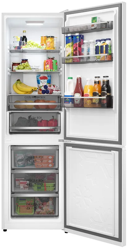 Холодильник отдельностоящий с инвертором MEFERI MFR200WH TOTAL NO FROST COMBI ULTRA