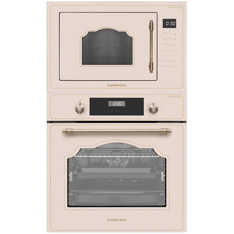 Комплект встраиваемой техники MEFERI 60см бежевый MS60BG77 - изображение komplekt_vstraivaemoy_tekhniki_meferi_60sm_bezhevyy_ms60bg77  