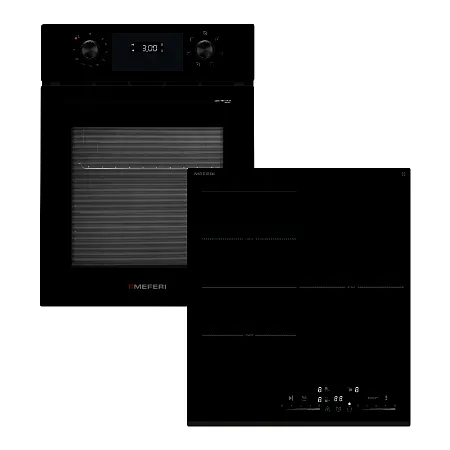 Комплект встраиваемой техники MEFERI 60см черный MS60BK29 Комплект встраиваемой техники MEFERI 60см черный MS60BK29