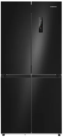 Холодильник отдельностоящий с инвертором MEFERI MFR83BLACK IX TOTAL NO FROST CROSS DOOR COMFORT