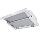 Вытяжка телескопическая кухонная MEFERI SLIDEBOX60WH GLASS ULTRA, 60 см, белая, стекло, производительность 850 м3/ч, 2 скорости, низкий уровень шума, режимы отвод и рециркуляция, гарантия 3 года