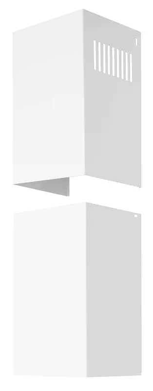 Вытяжка кухонная MEFERI AIRBOX45WH LIGHT, 45 см, наклонная, белая, стекло, производительность 650 м3/ч, 3 скорости, низкий уровень шума, режимы отвод и рециркуляция, гарантия 3 года