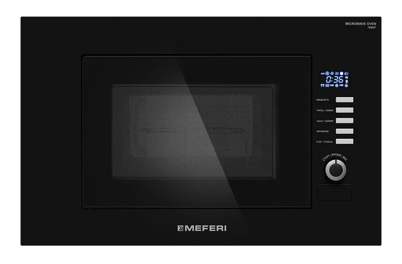 Микроволновая печь встраиваемая  MEFERI MMO6020BK SLIM POWER
